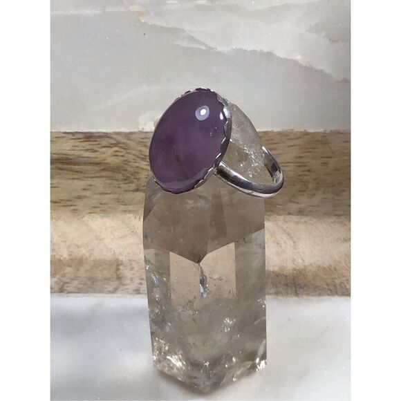 ,Ring, Lavender Amethyst Ring, NEW, size 8, Purple, Handmade - Picture 3 of 5